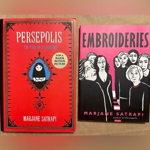 Two Graphic Novels: Persepolis + Embroideries